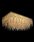 Modern Crystal Ceiling Chandelier 24"W 20"H-大吊灯-Manorlights