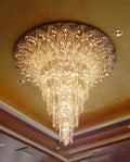 72'' Modern Foyer Crystal Chandelier Large Chandeliers for Banquet Hall-大吊灯-Manorlights