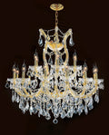 33'' Wide Gold Chandelier 19 Lights Maria Theresa Crystal Chandelier MT01L19G-吊灯-Manorlights