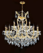 33'' Wide Gold Chandelier 19 Lights Maria Theresa Crystal Chandelier MT01L19G-吊灯-Manorlights
