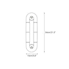Alabaster Tube Wall Sconce-Wall Sconces-Manorlights
