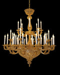 59X65 Inch 19th Century Extra Large French Brass Chandelier Antique Chandelier for Foyer-大吊灯-Manorlights