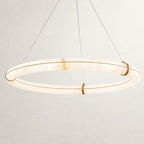 Nivaya loop Alabaster Chandelier