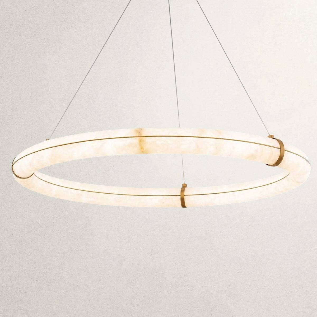 Nivaya loop Alabaster Chandelier