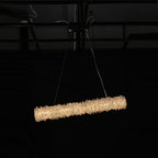Modern Linear Geode Quartz Crystal Pendant Light-现代灯-Manorlights