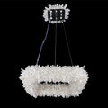 24'' Square Modern Geode Quartz Crystal Chandelier-现代灯-Manorlights