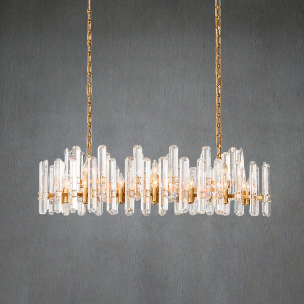 Bonington Rectangular Crystal Chandelier – 54" & 72"