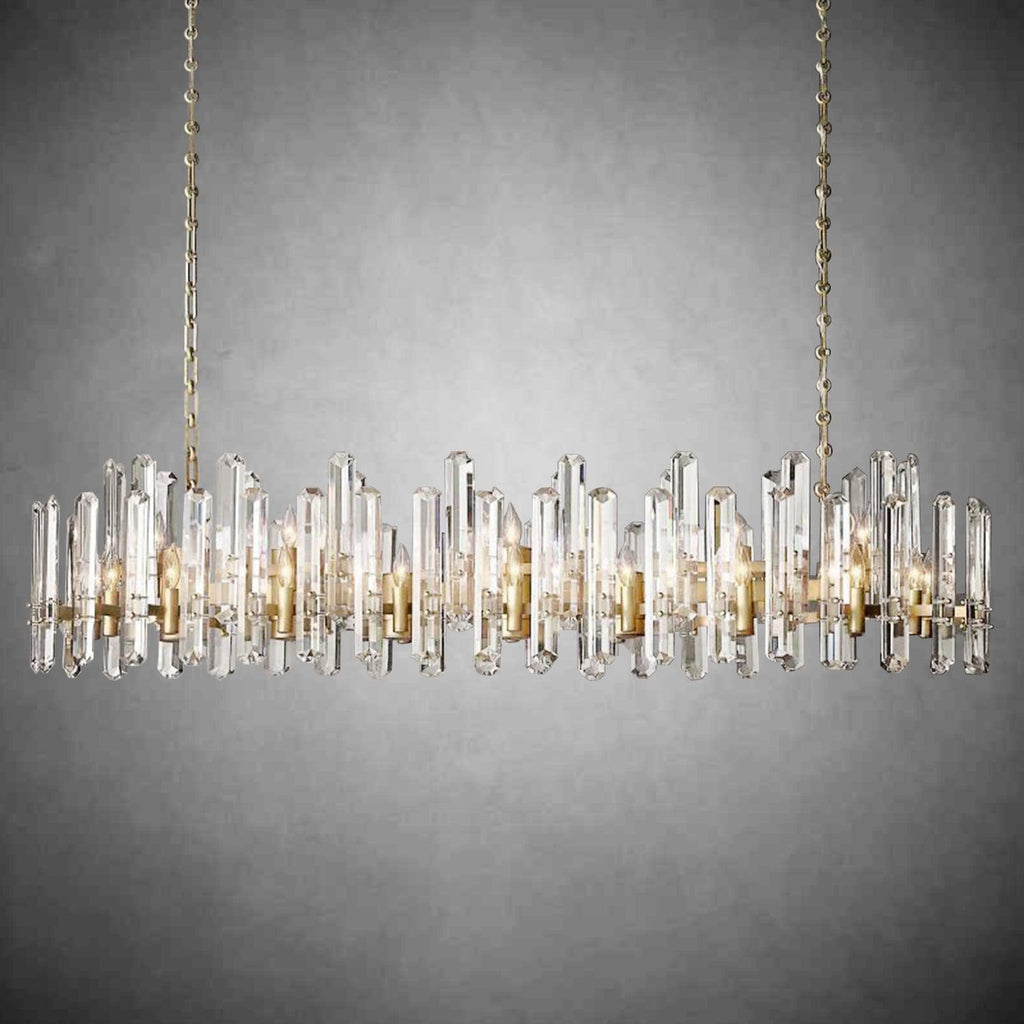 Bonington Rectangular Crystal Chandelier – 54" & 72"
