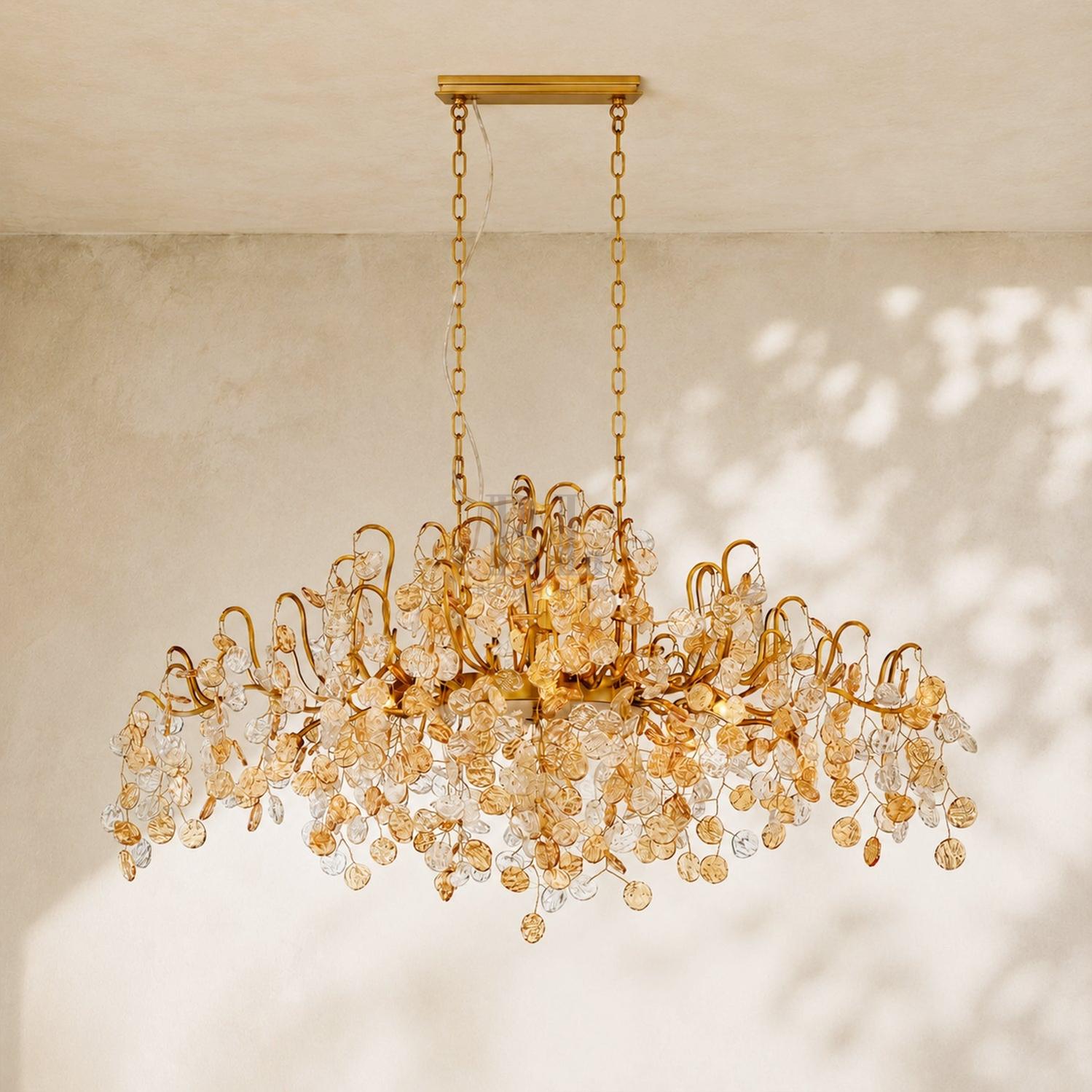 Campo Linear Chandelier 10 Light 45"W-Manorlights