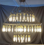 Retro-Inspired Metal Pendant Light Chandelier for Living Room/Bedroom/Staircase/Villa-Manorlights