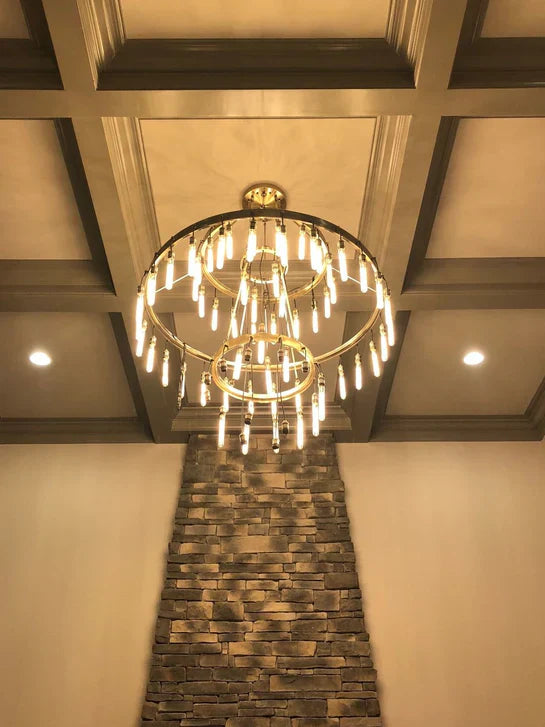Retro-Inspired Metal Pendant Light Chandelier for Living Room/Bedroom/Staircase/Villa-Manorlights