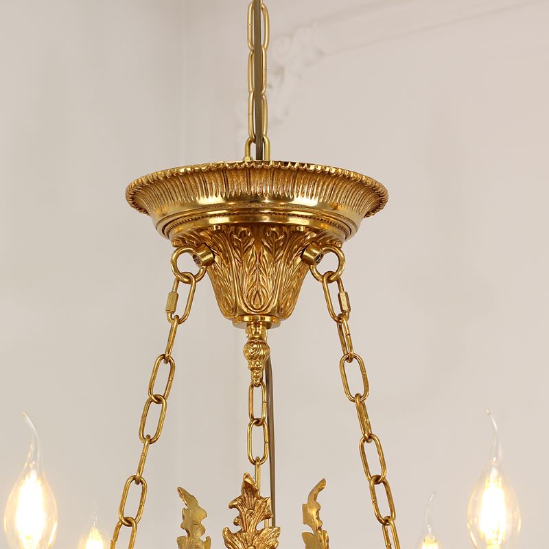 28X26 Inch 6 Lights Rococo French Empire Copper Chandelier-铜灯-Manorlights