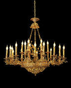 47X43 Inch Baroque Style Antique French Palace Copper Chandelier-大吊灯-Manorlights