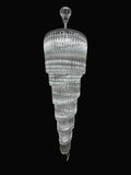 102 Inch Tall Chandelier Modern Spiral Crystal Chandelier for High Ceiling Staircase-大吊灯-Manorlights