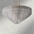 Sirene Clear Glass Round Chandelier 41", 52", 65"-chandelier-Manorlights