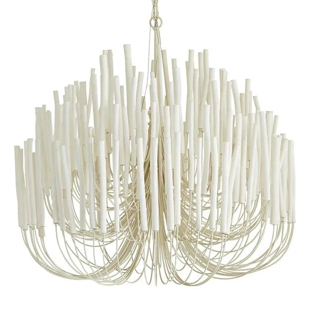 5/6 - Light Modern Branch Modeling Chandelier in White or Black for Stylish Interiors - 5 Lights / D21"*H29"WhiteWarm LightBlushlighting