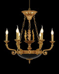 28X26 Inch 6 Lights Rococo French Empire Copper Chandelier-铜灯-Manorlights