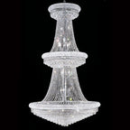42X72 Inch 48 Lights Elegant Empire K9 Crystal Chandelier-大吊灯-Manorlights