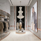 30X50 Inch 30 Lights Elegant Empire K9 Crystal Chandelier-大吊灯-Manorlights