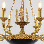 28X26 Inch 6 Lights Rococo French Empire Copper Chandelier-铜灯-Manorlights