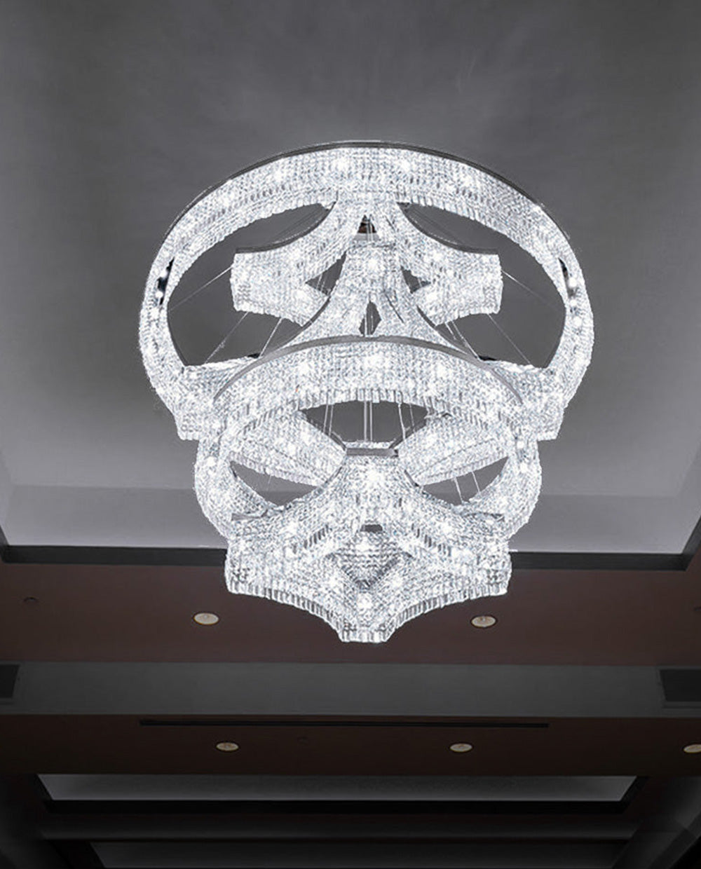 75X98 Inch Big Crystal Chandelier Large Modern Chandelier for Banquet Hall-大吊灯-Manorlights