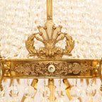 37X39 Inch 15 Lights French Empire Brass and Crystal Chandelier-铜灯-Manorlights