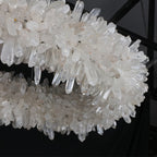 47'' Oval Modern Clear Geode Quartz Crystal Chandelier for Dining Room-现代灯-Manorlights