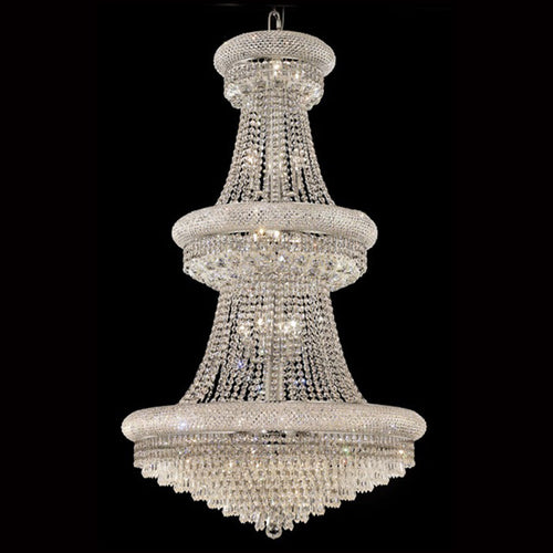 30X50 Inch 30 Lights Elegant Empire K9 Crystal Chandelier-大吊灯-Manorlights