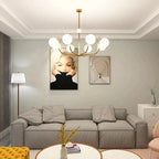 6-8-10 Lights Mid Century Modern Ceiling Light - Manorlights