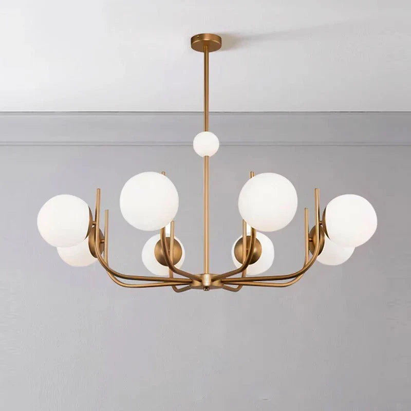 6-8-10 Lights Mid Century Modern Ceiling Light - Manorlights