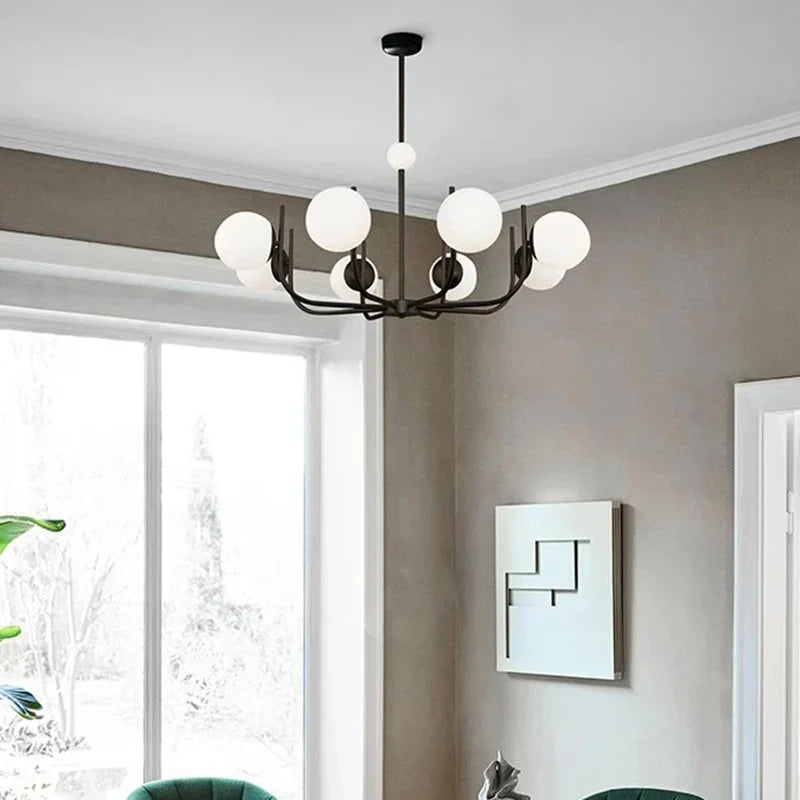 6-8-10 Lights Mid Century Modern Ceiling Light - Manorlights