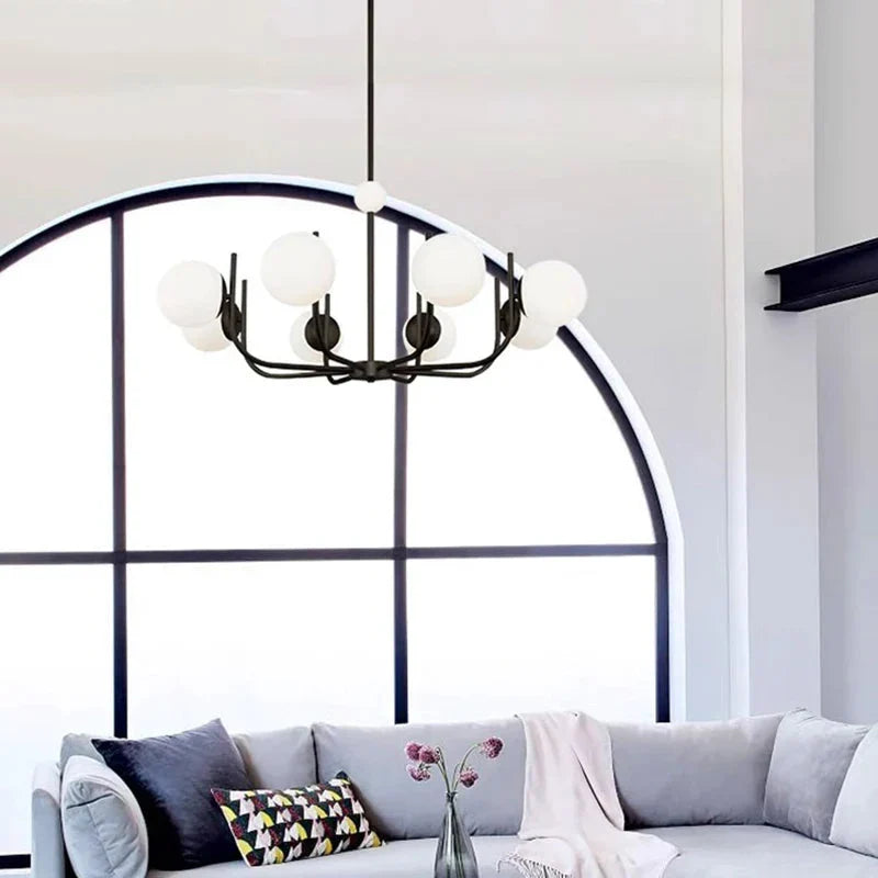 6-8-10 Lights Mid Century Modern Ceiling Light - Manorlights