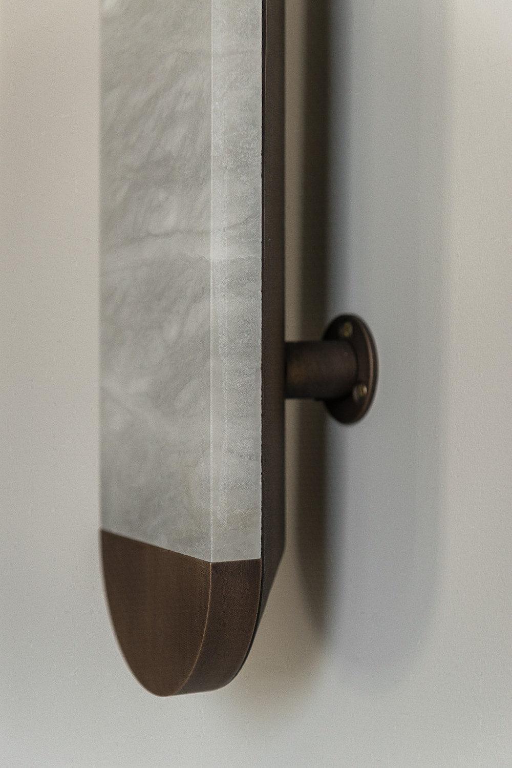 Ghost alabaster wall sconce