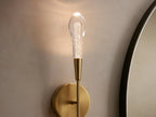 Soltaire Crystal Double Wall Sconce-Manorlights