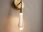 Soltaire Crystal Double Wall Sconce-Manorlights