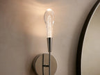 Soltaire Crystal Double Wall Sconce-Manorlights