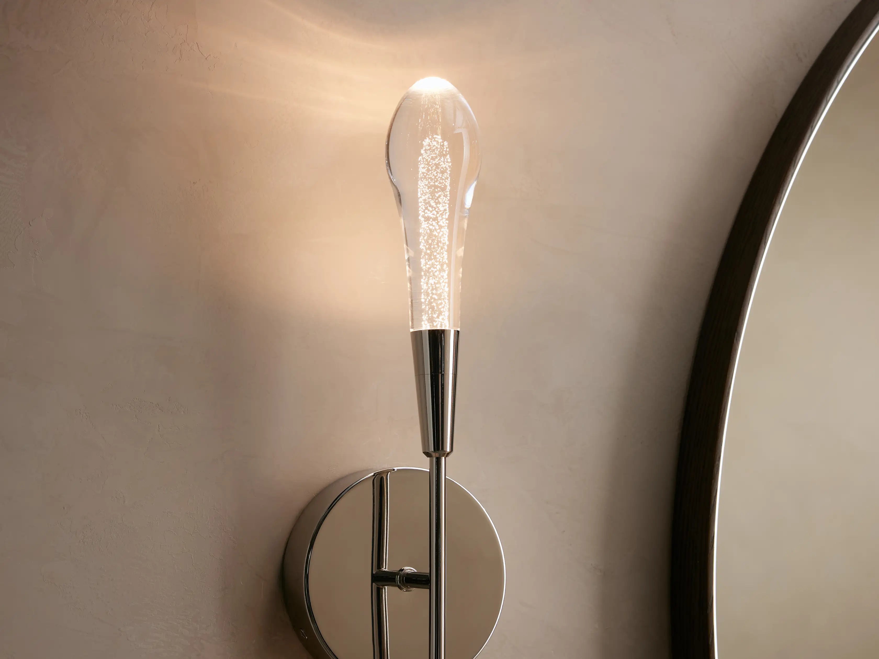Soltaire Crystal Double Wall Sconce