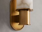 Harlin Wall Sconce in Alabaster-Manorlights