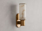 Harlin Wall Sconce in Alabaster-Manorlights