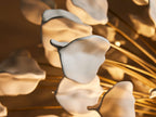 Lunaria Ceramic Leaves Chandelier 42''D-Chandelier-Manorlights