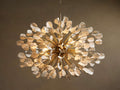 Lunaria Ceramic Leaves Chandelier 42''D-Chandelier-Manorlights