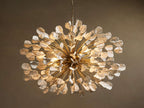 Lunaria Ceramic Leaves Chandelier 42''D-Chandelier-Manorlights
