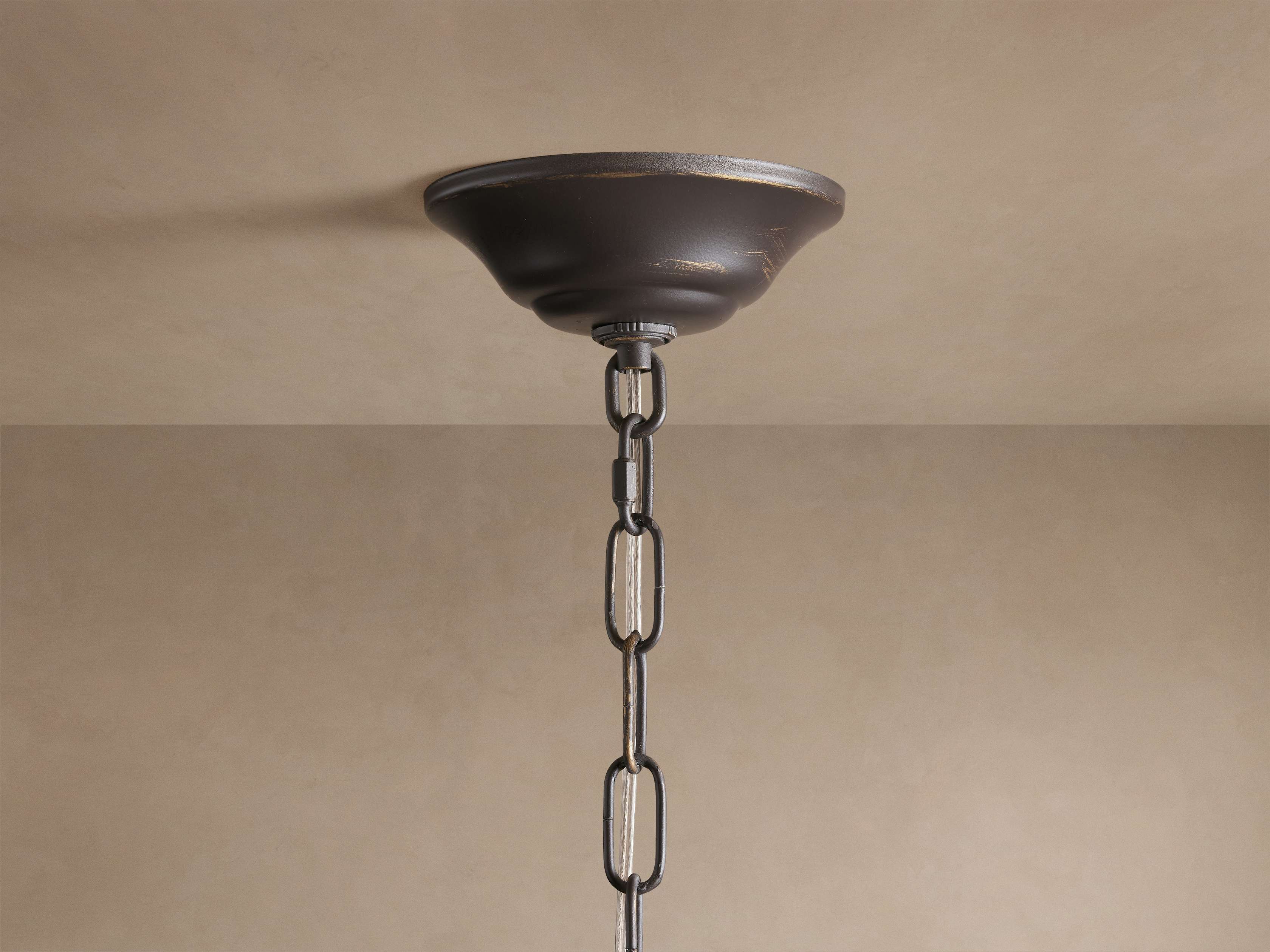Lunaria Ceramic Leaves Chandelier 42''D-Chandelier-Manorlights