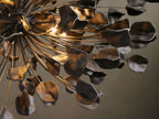 Lunaria Ceramic Leaves Chandelier 42''D-Chandelier-Manorlights