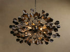 Lunaria Ceramic Leaves Chandelier 42''D-Chandelier-Manorlights