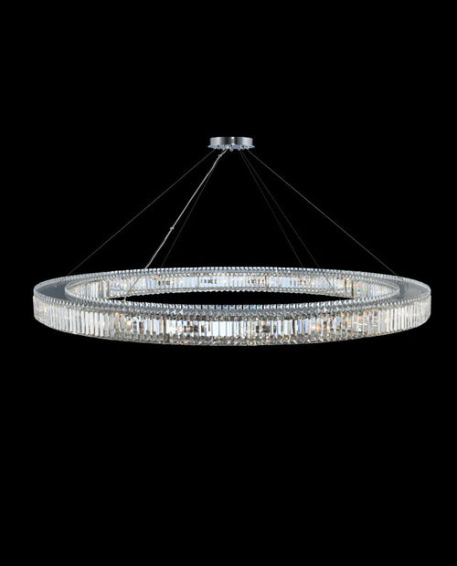 72 Inch One Tier Round Pendant 72"W 4"H-大吊灯-Manorlights
