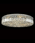 24'' Round Flush Mounted Chandelier Modern Crystal Ceiling Light-吸顶灯-Manorlights