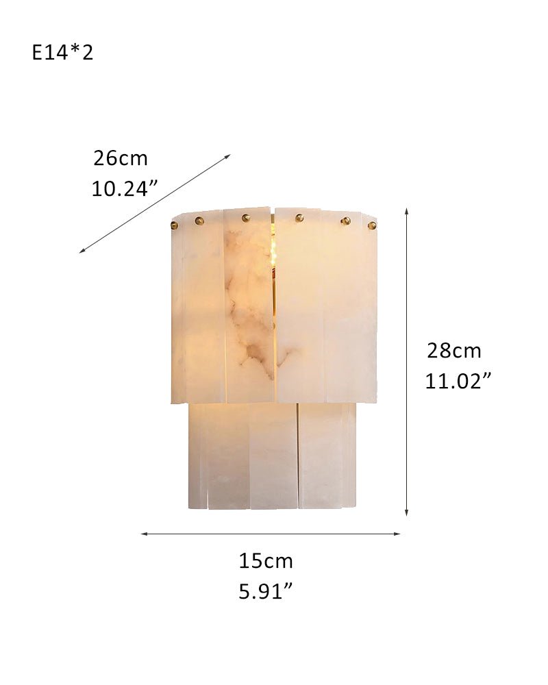 7-Layer Round Alabaster Chandelier lamp black for living room, bedroom, dining room-Manorlights
