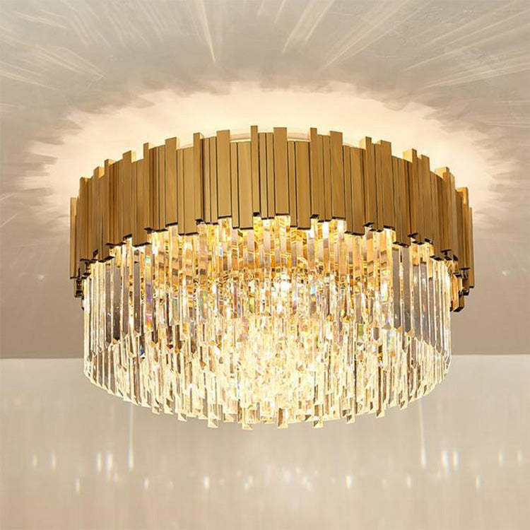 Enoch Flush Mount Chandelier-Chandelier-Manorlights