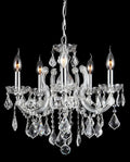 18'' Wide Small Chandelier 5 Lights Maria Theresa Crystal Chandelier MT01L5C-吊灯-Manorlights